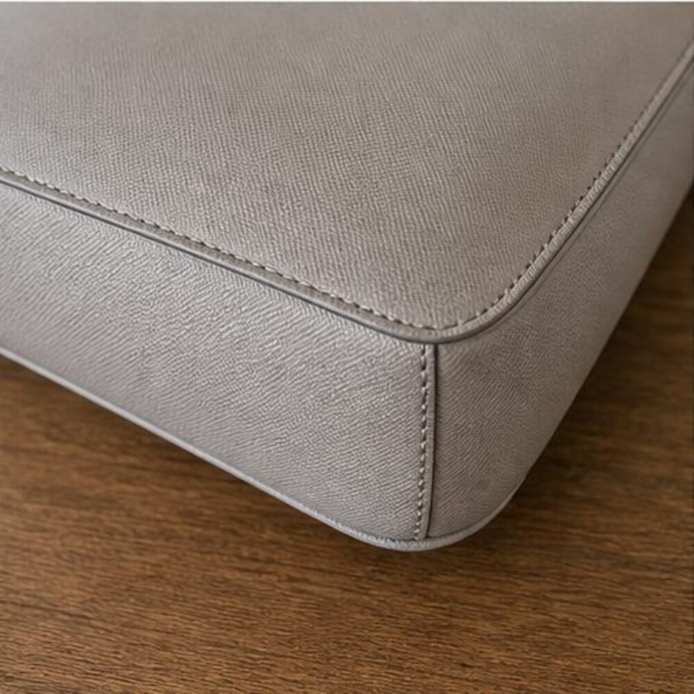 Charcoal Vegan Leather Bag - Picture 5 of 6